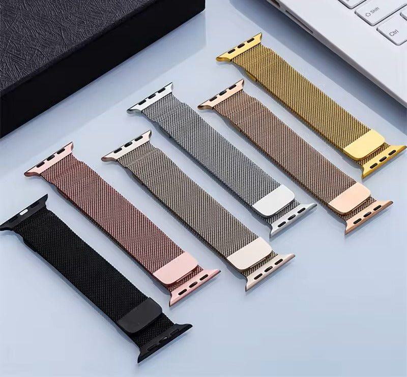 Premium Milanese Magnet Watch Strap Compatible With Apple iWatch and Android Watch