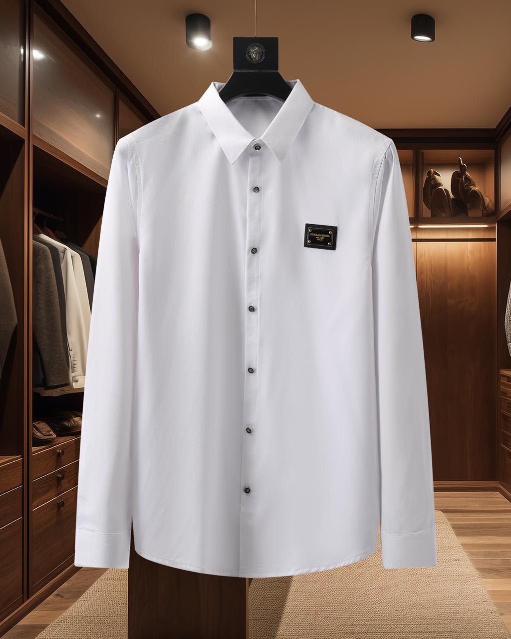 Luxury Full Sleeves Logo Shirt
