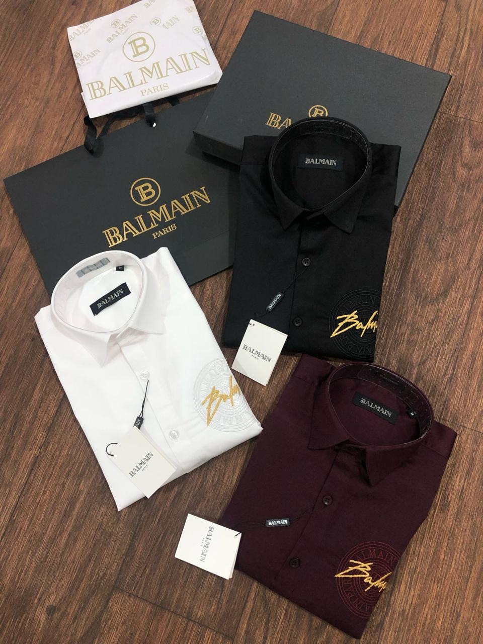 EMBROIDERY LOGO FULL SLEEVES SHIRT FOR MEN