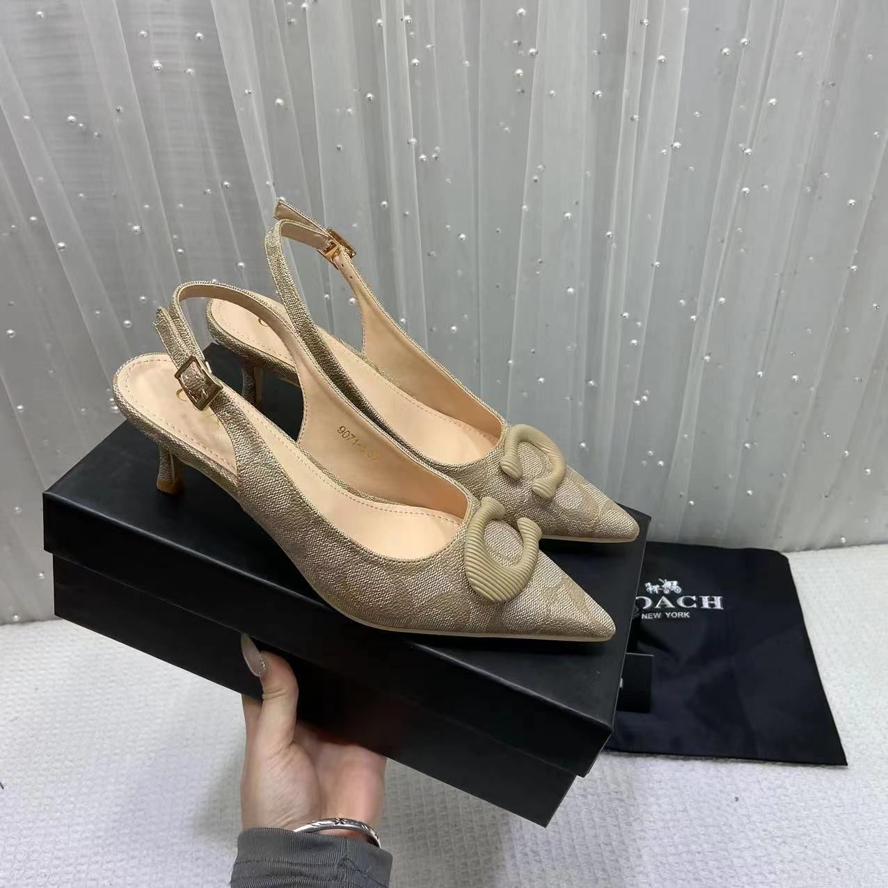 Luxury Embossed Heels for Women