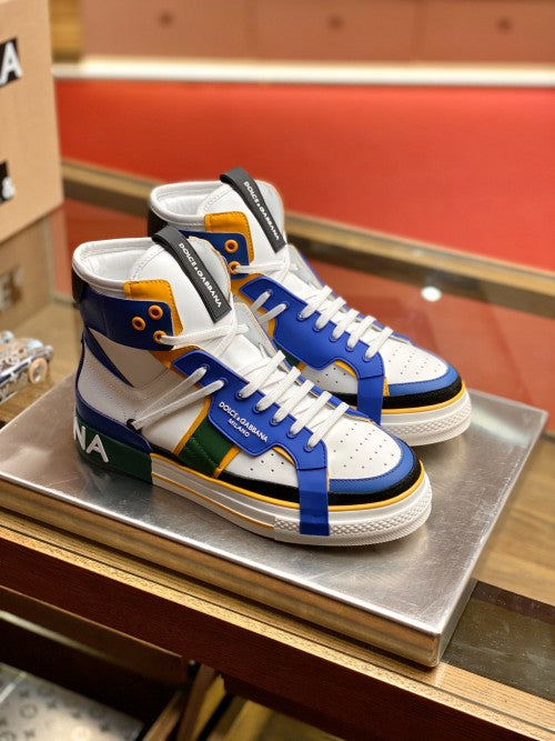 Blended Fabrics Street Style Plain Leather Logo Sneakers