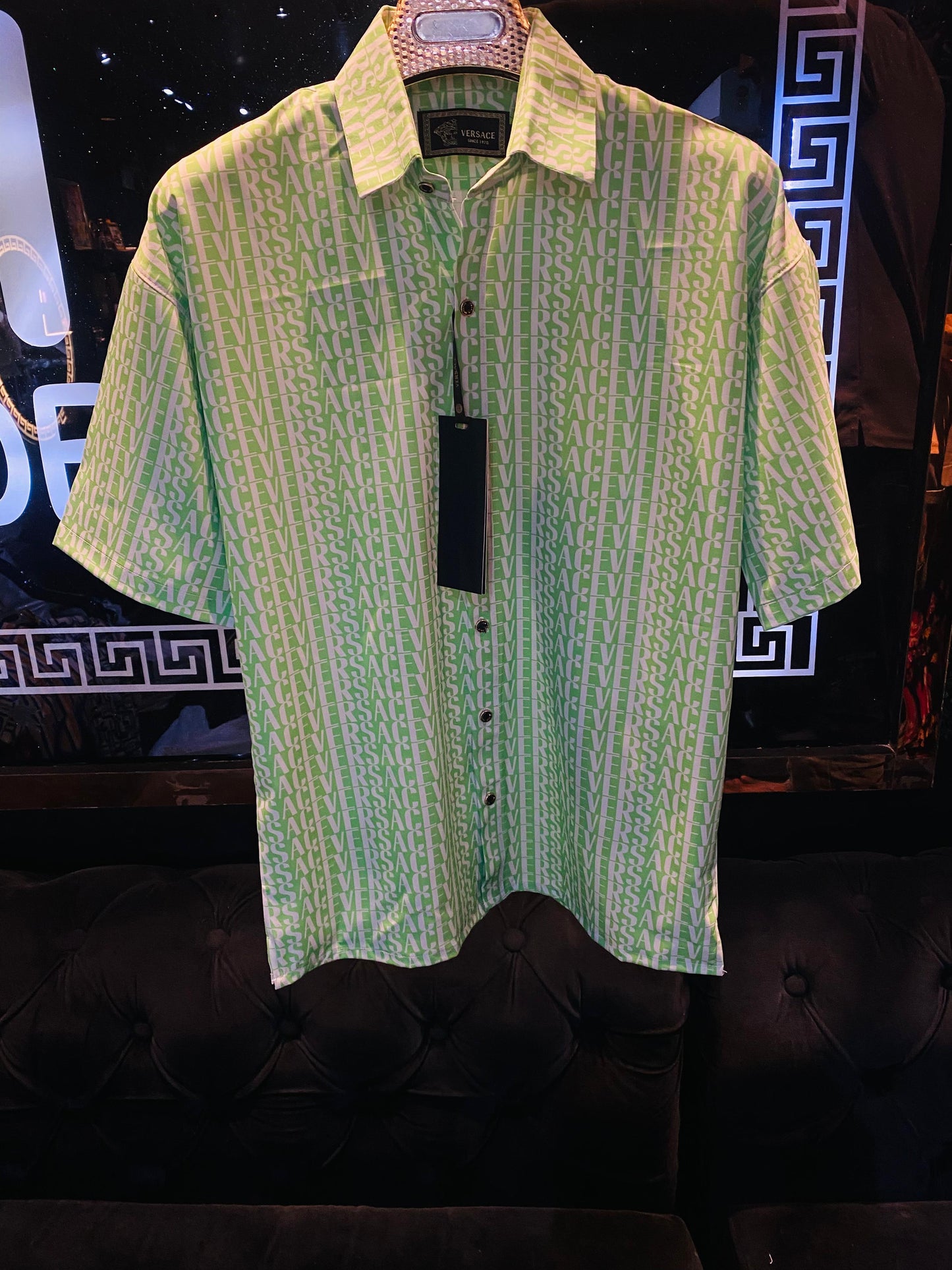 Branded All Over Printed Logo Shirt