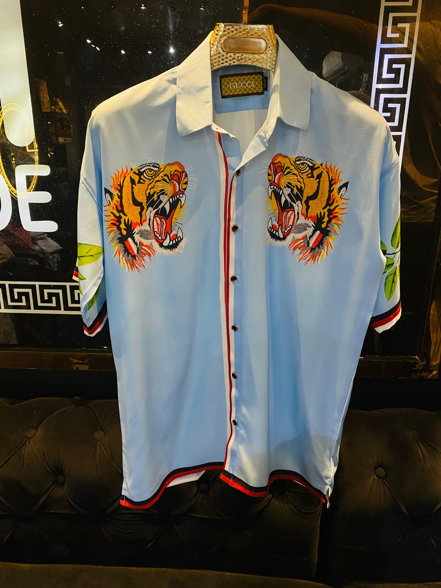 TIGER FACE PRINTED SHIRT FOR MEN