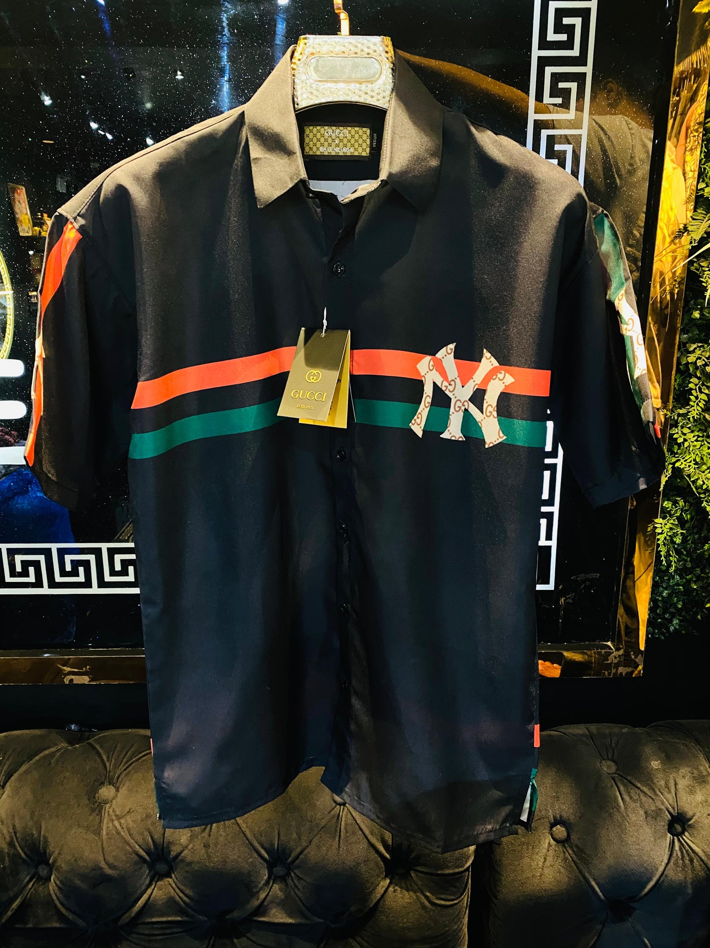 PREMIUM NY INITIALS PRINTED SHIRTS FOR MEN