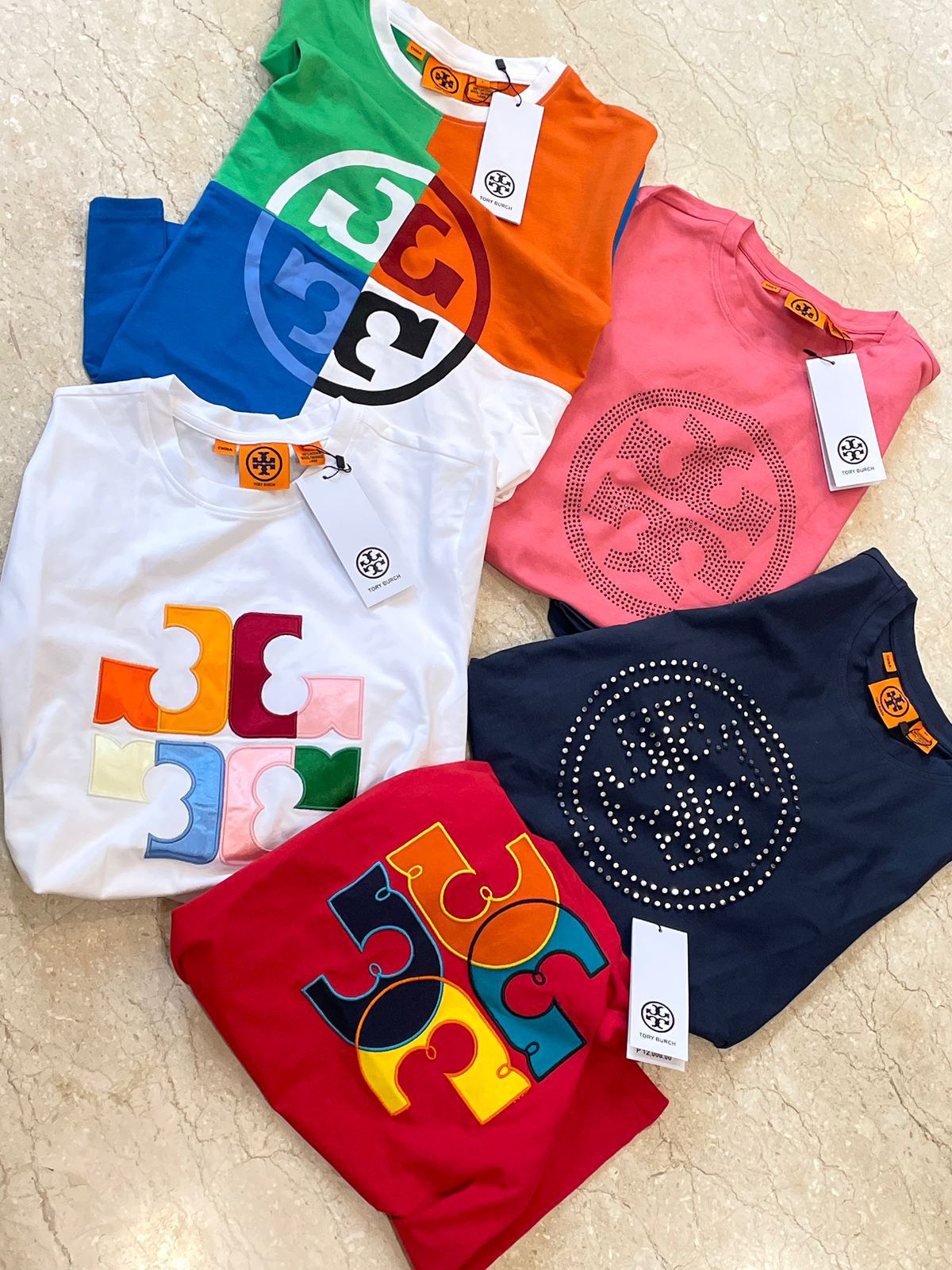 Luxury Exquisite Work /Stone Work Tees For Women