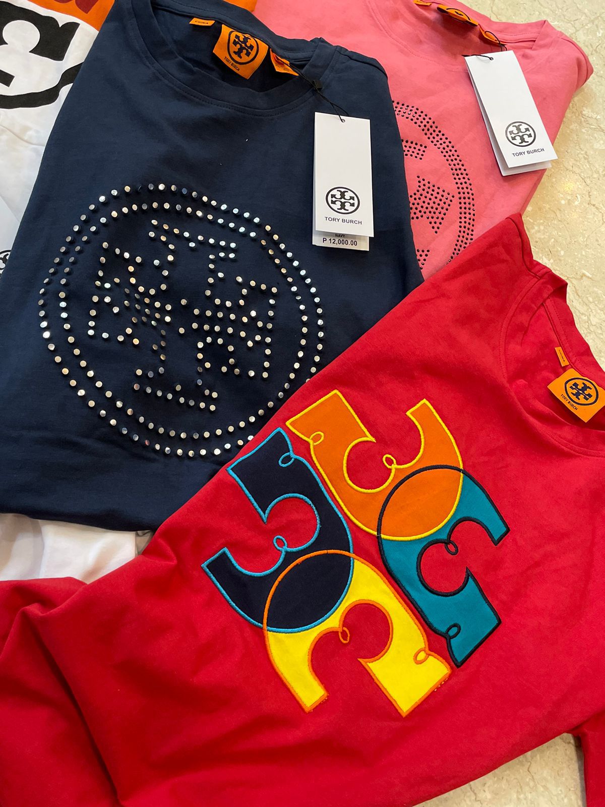 Luxury Exquisite Work /Stone Work Tees For Women