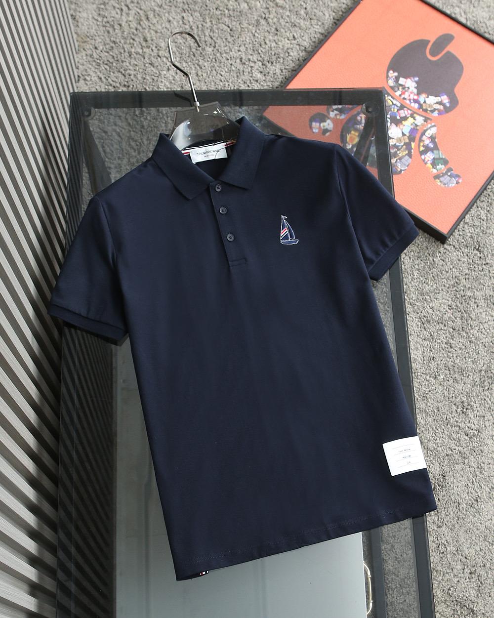 LUXURY EMBROIDERED LOGO POLOS FOR MEN