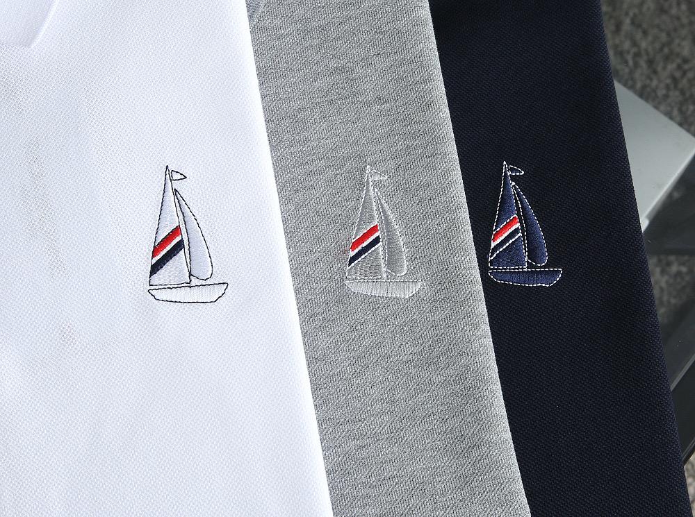 LUXURY EMBROIDERED LOGO POLOS FOR MEN