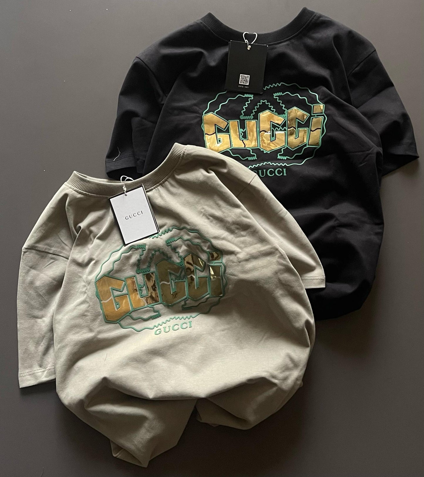 Luxury Printed Round Neck Tees