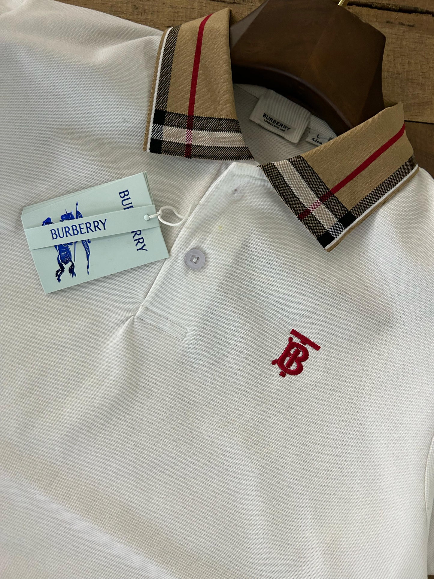 Jacquard Designed Collar T-shirt for Men