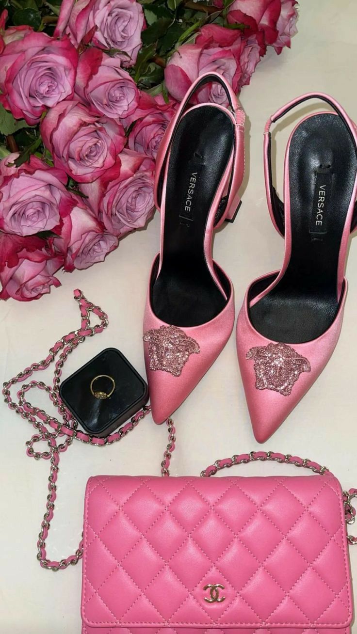 VELVET HEELS WITH METAL MEDUSA LOGO ON SOLE