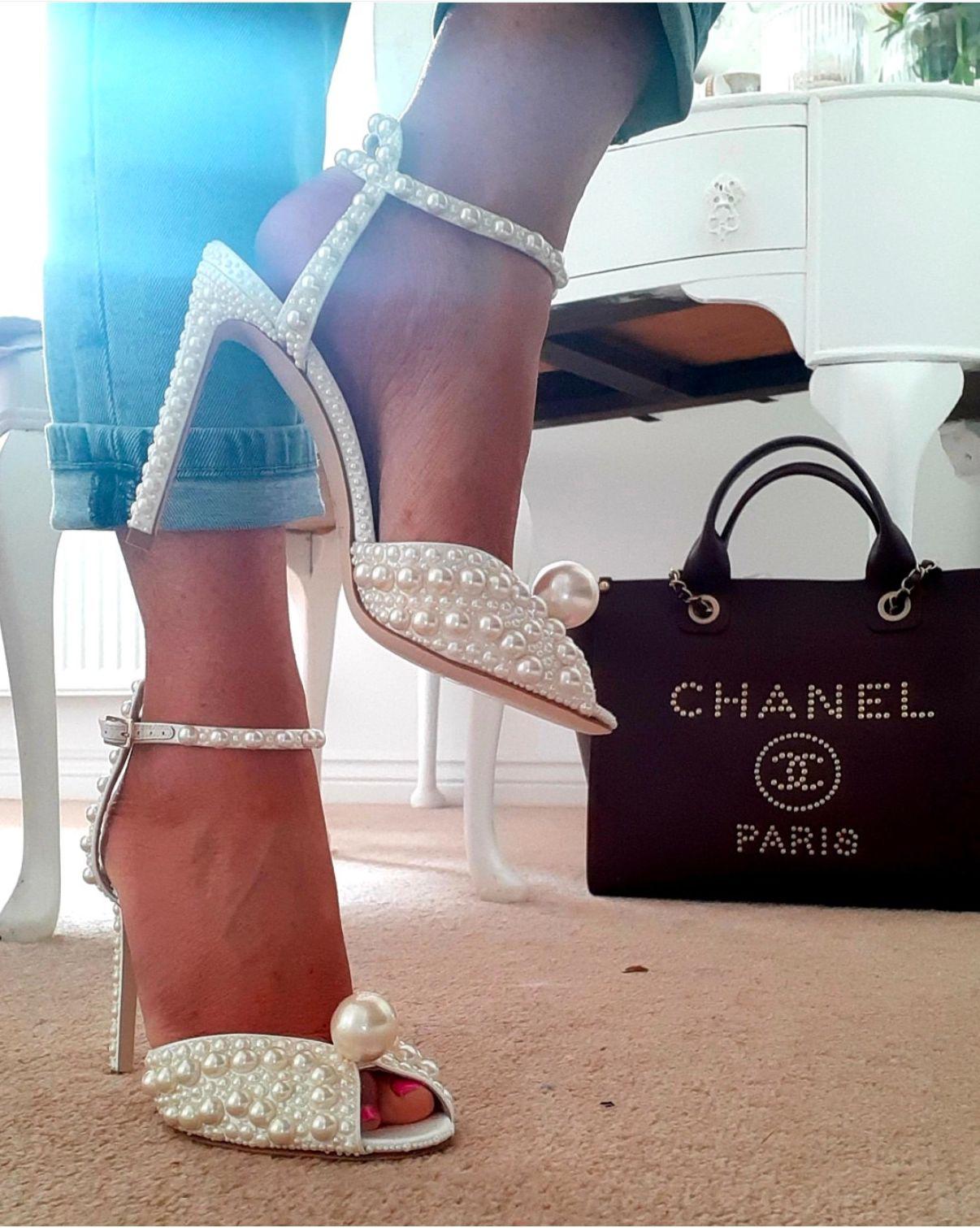 Premium Pearl Heels for Women