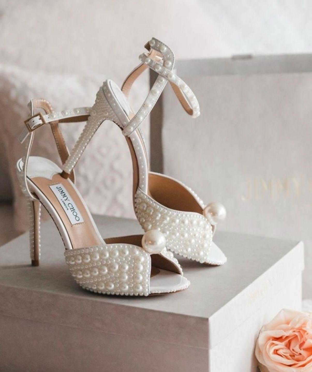 Premium Pearl Heels for Women