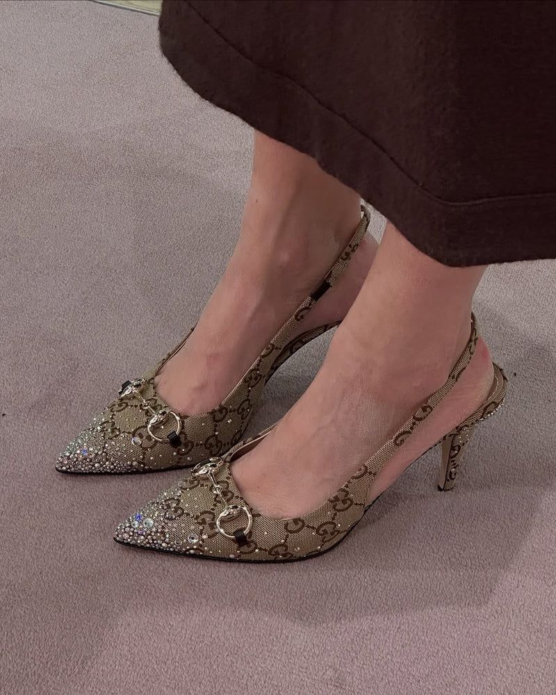 Luxury Horsebit Pump Heels for Women