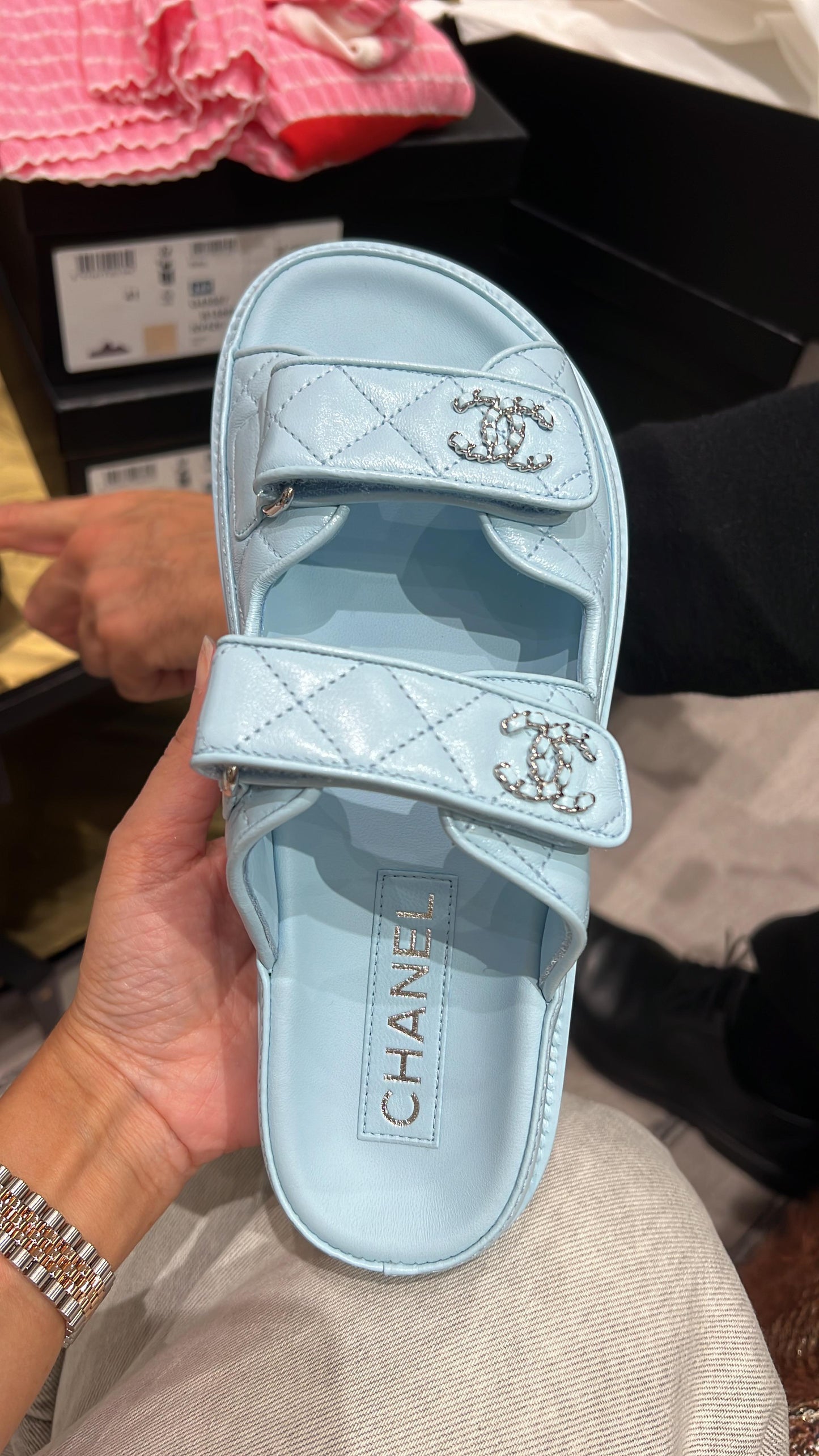 Interlocking CC Slides for Women