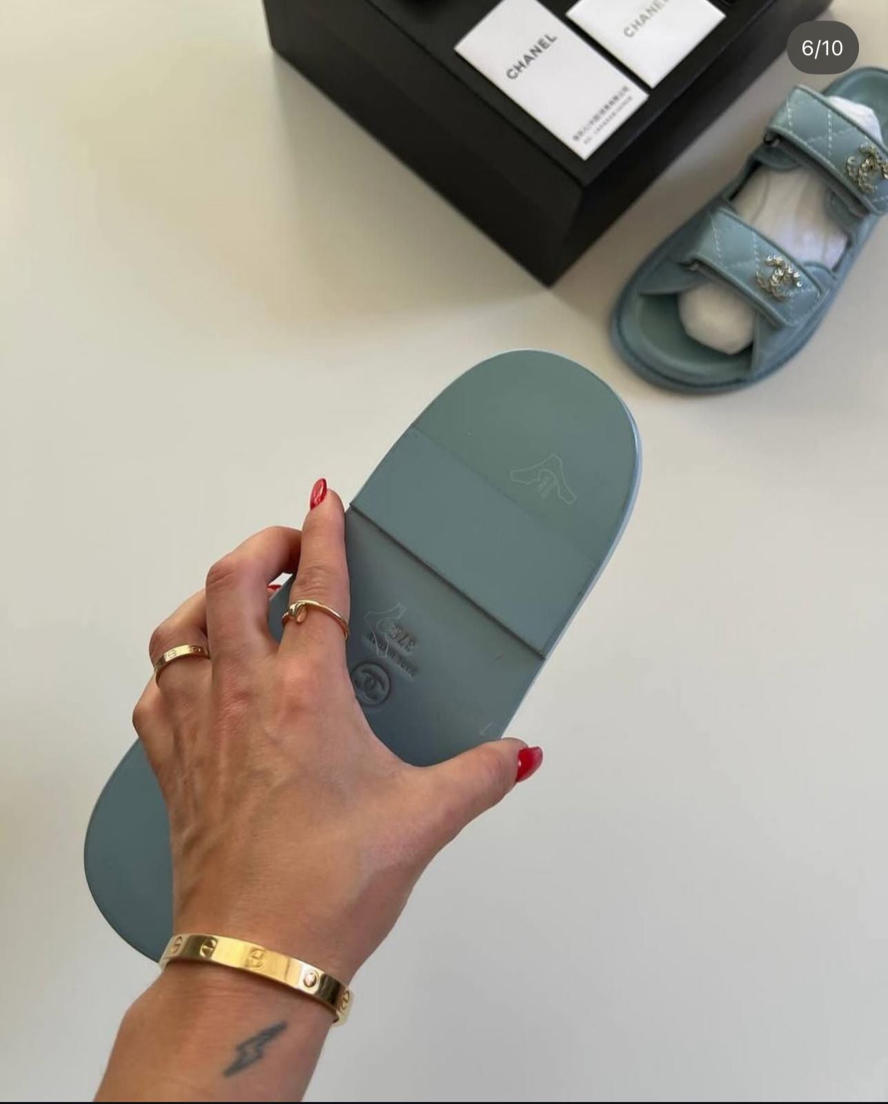 Interlocking CC Slides for Women