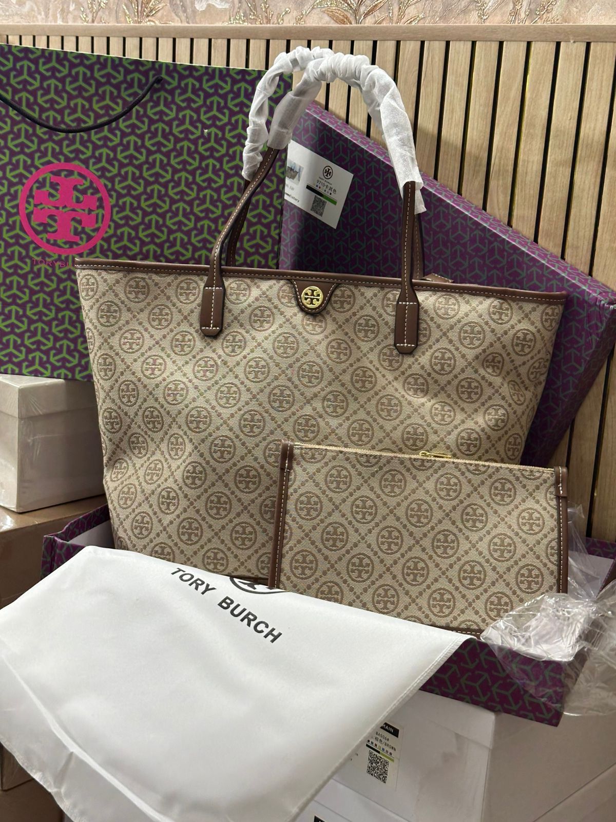 PREMIUM ZIPPER TOTE BAG WITH POUCH HIGHEND VERSION