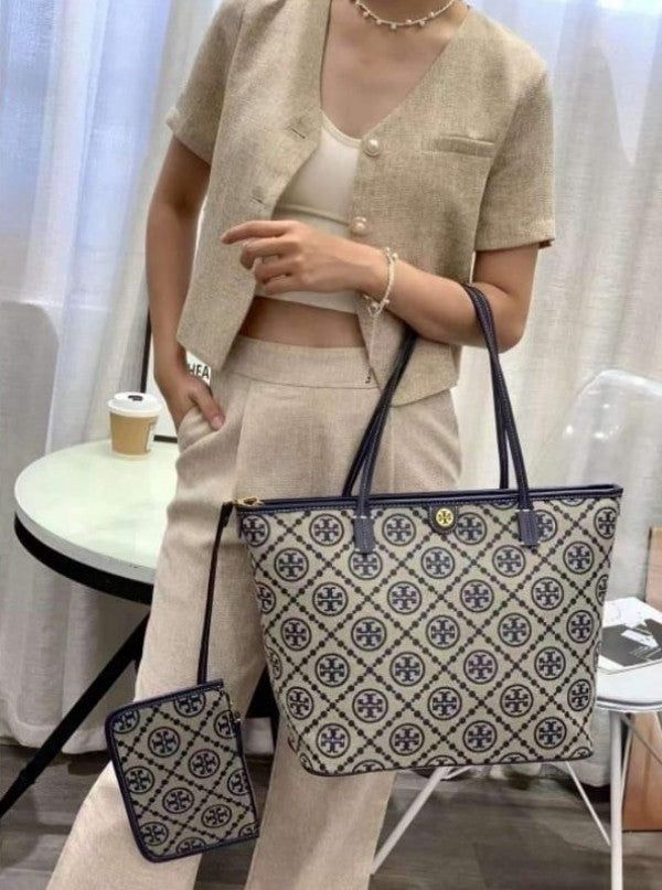 PREMIUM ZIPPER TOTE BAG WITH POUCH HIGHEND VERSION