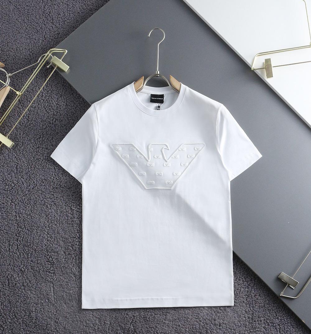 LOGO EMBOSSED TEES FOR MEN