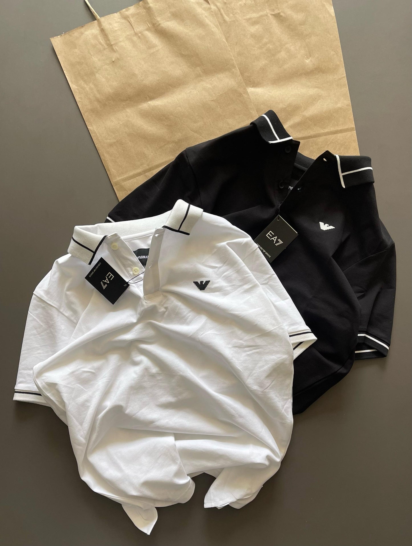 LUXURY LOGO COLLAR TSHIRT FOR MEN