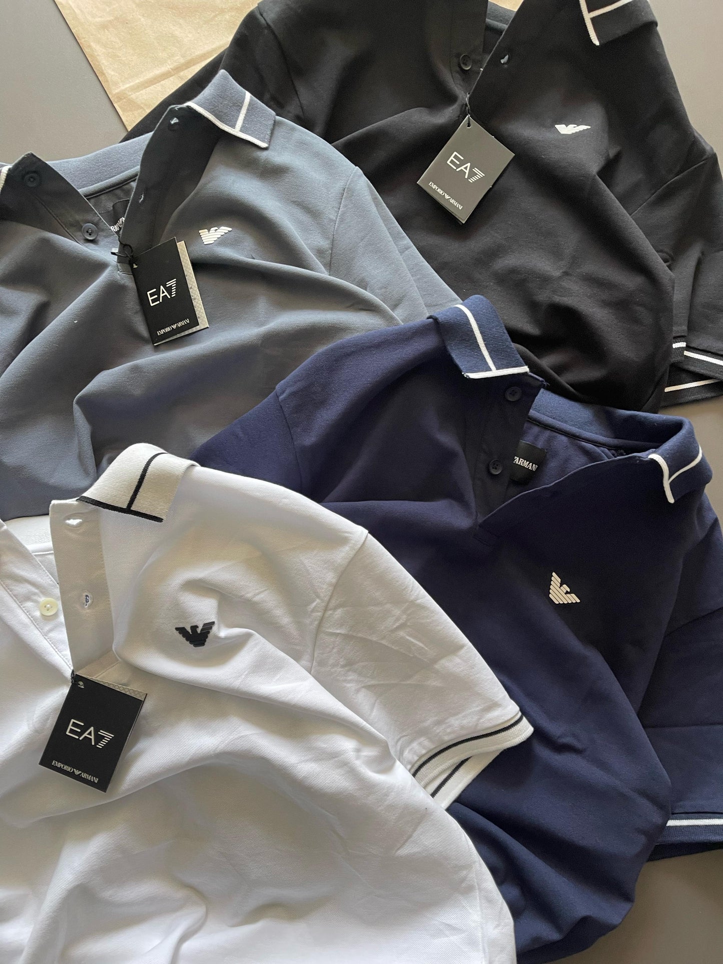 LUXURY LOGO COLLAR TSHIRT FOR MEN