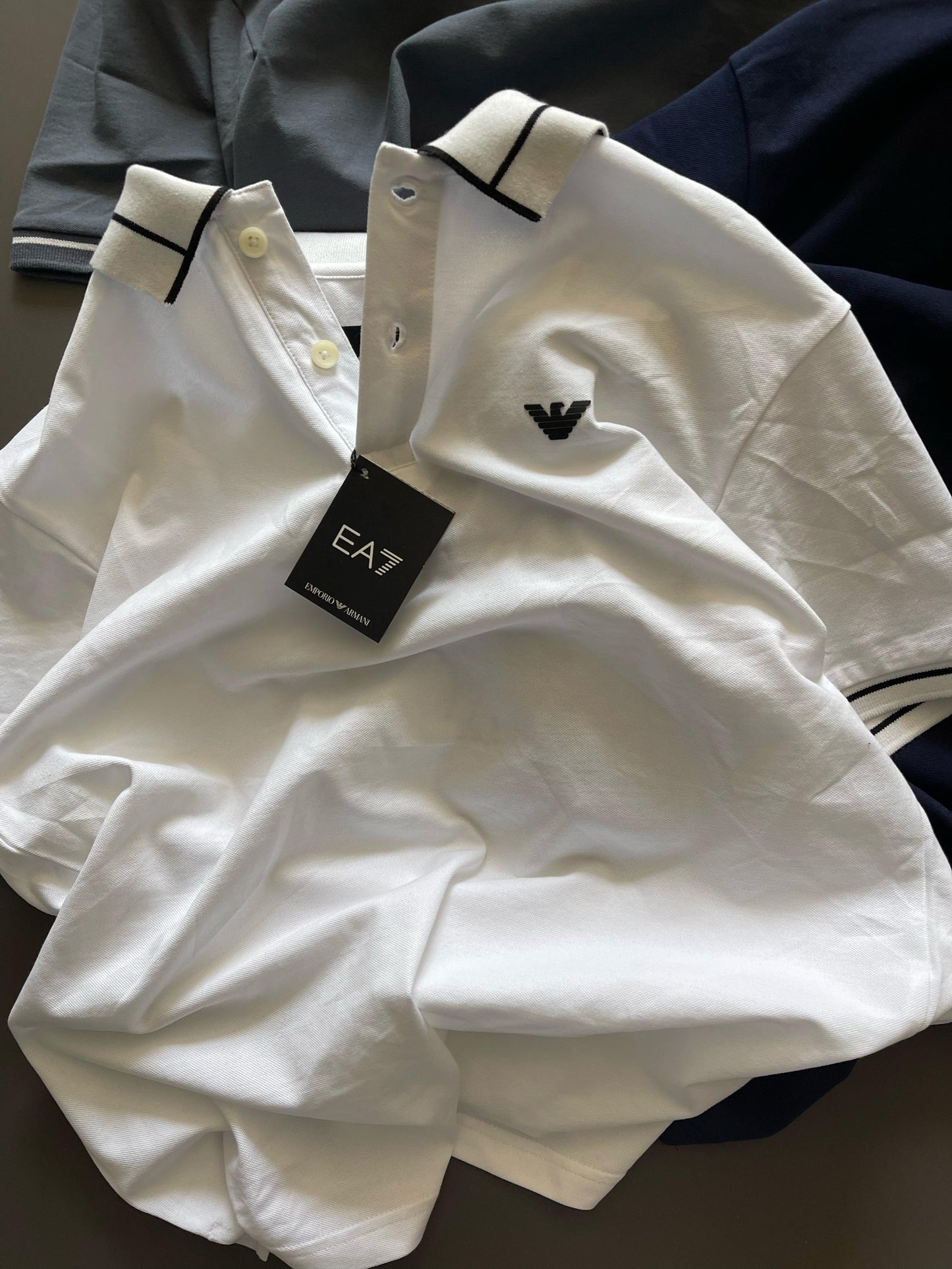 LUXURY LOGO COLLAR TSHIRT FOR MEN