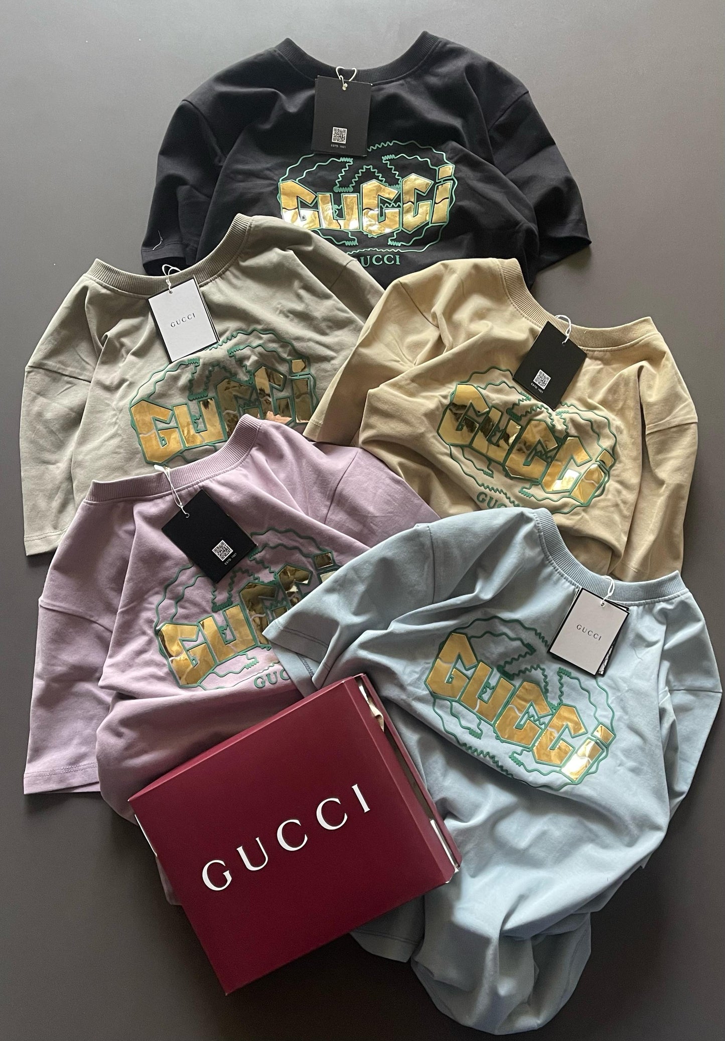 Luxury Printed Round Neck Tees
