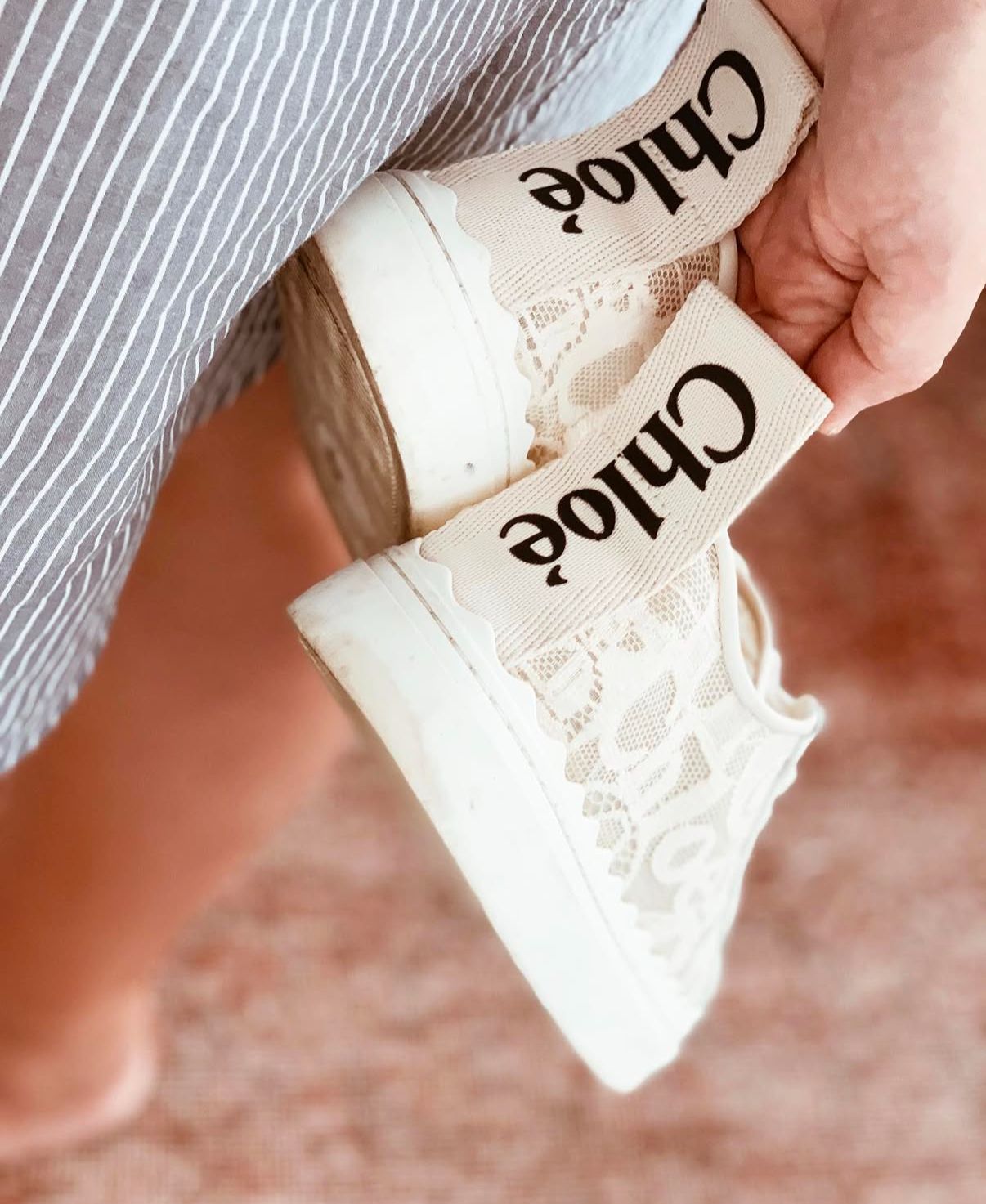 Luxury Lace Lauren Sneakers for Women