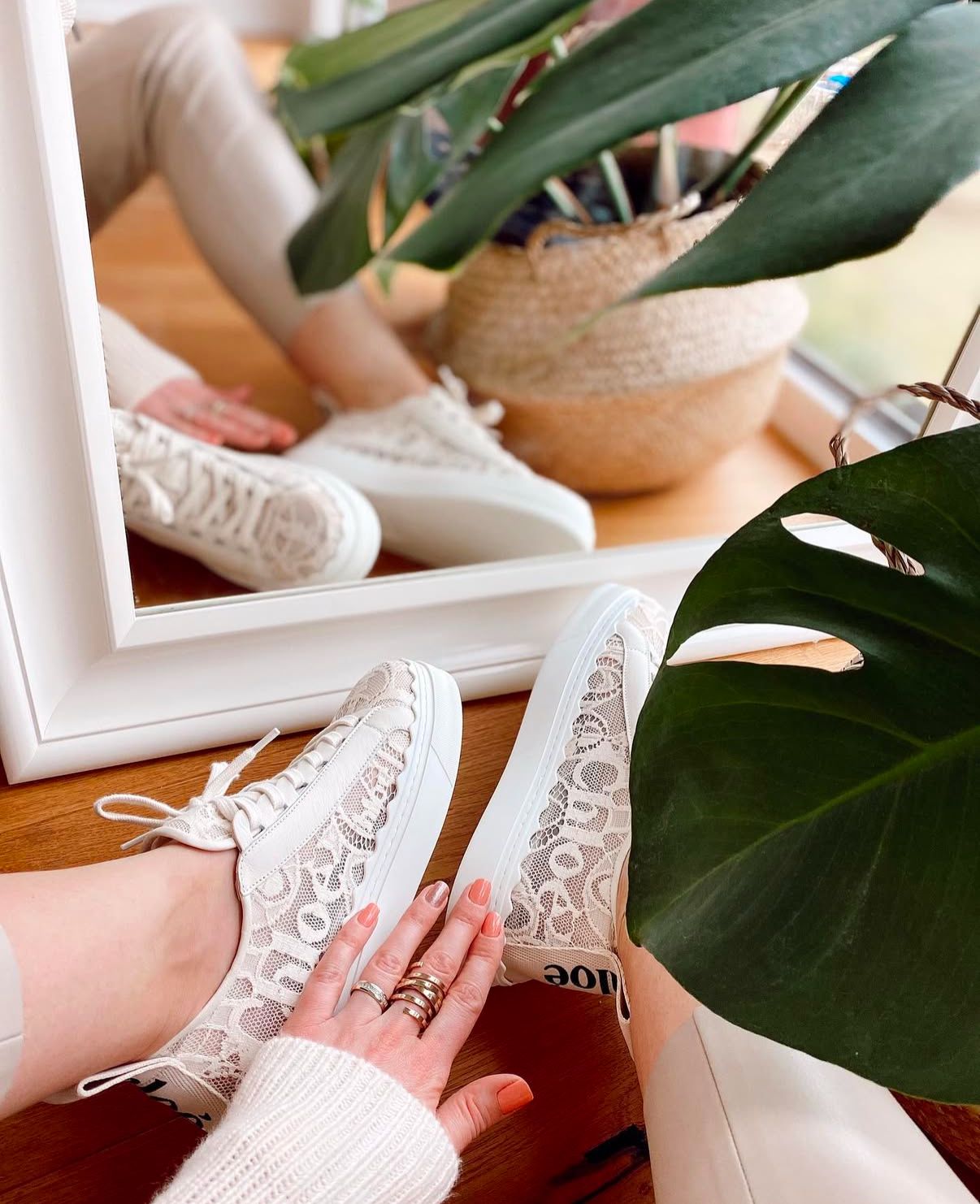 Luxury Lace Lauren Sneakers for Women