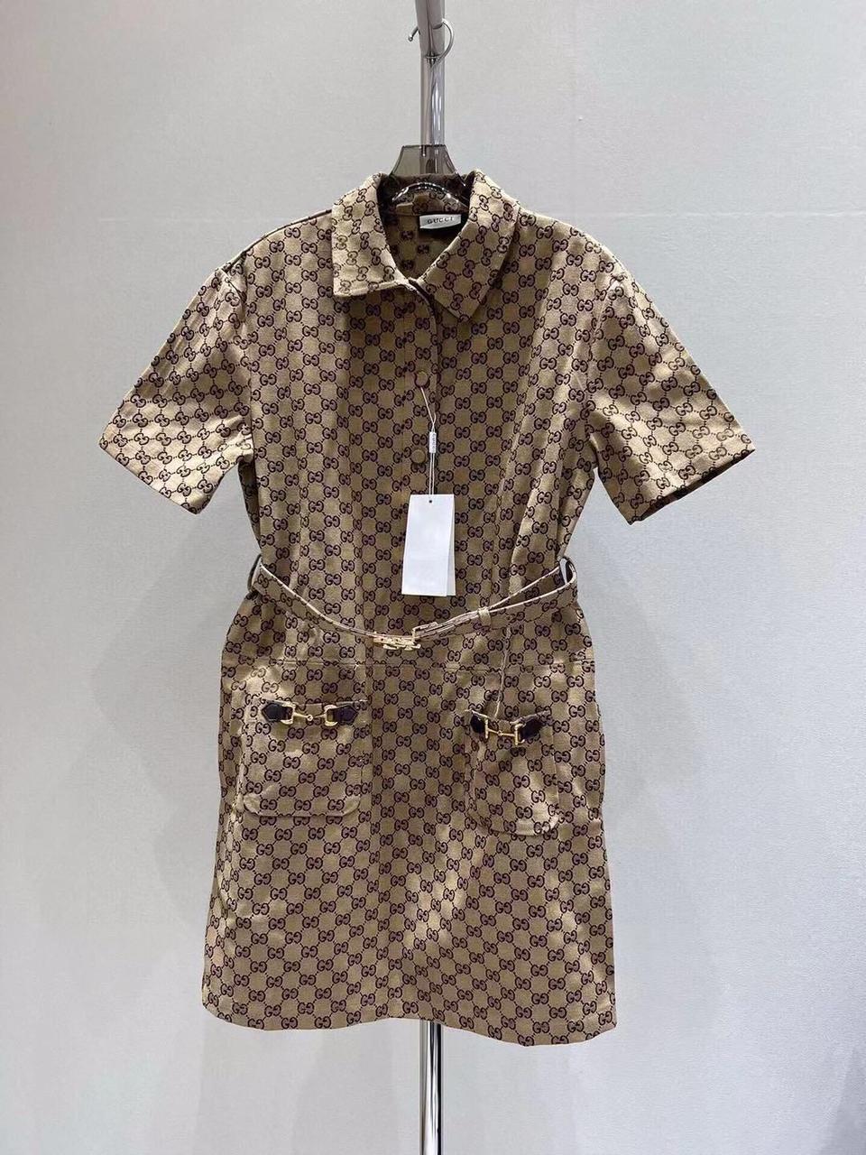 GG Pattern Dress for Women