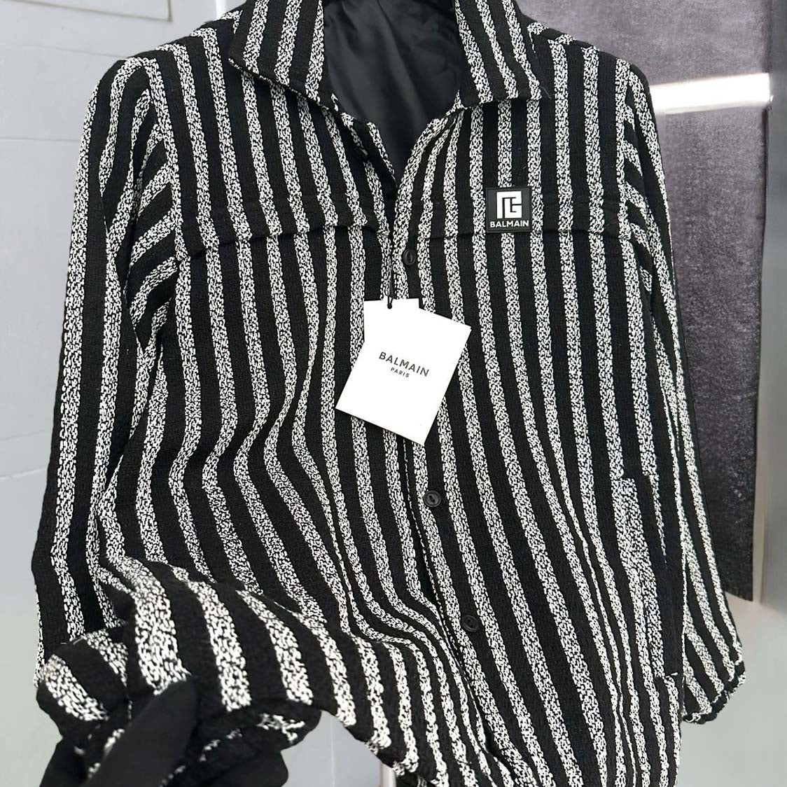 LUXURY TICH BUTTON SHACKET FOR MEN