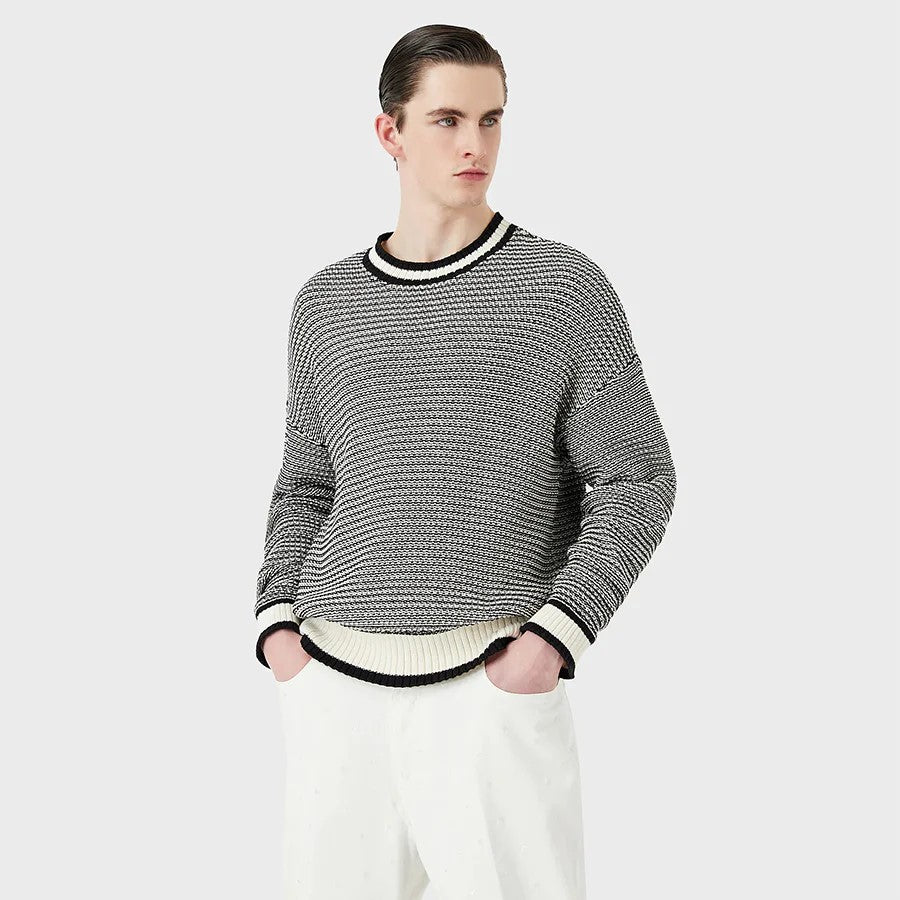 Premium Gauge Knitting Pullover For Men
