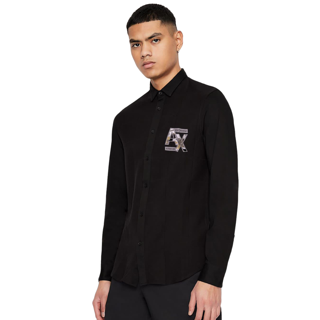 Printed Logo High End Quality Luxury Full Sleeves Shirt for Men