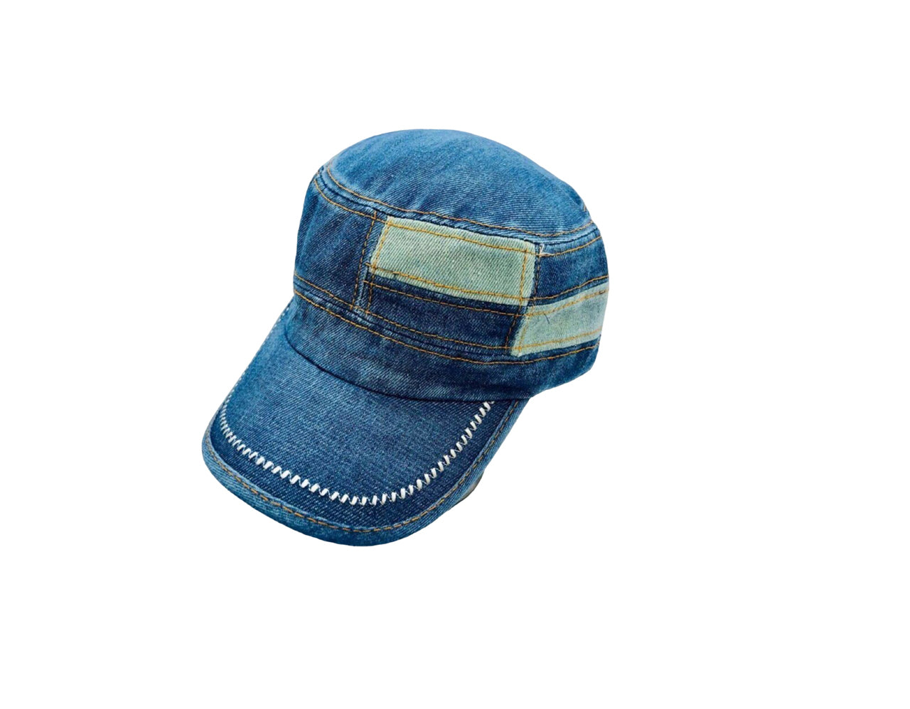 Women Denim Outdoor Plain Cap