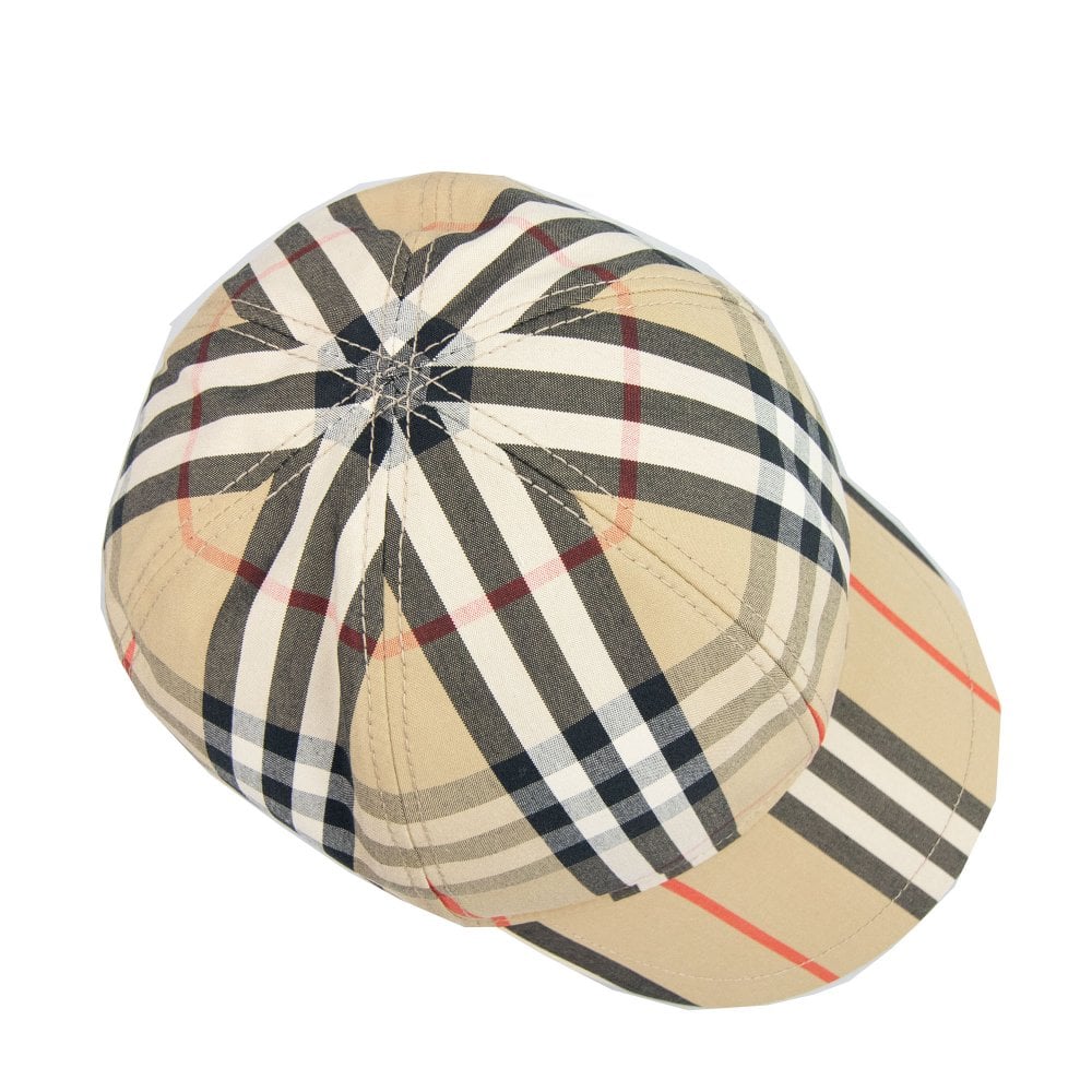 Luxury Checkered Style Regular Unisex Cap With Adjustable Buckle