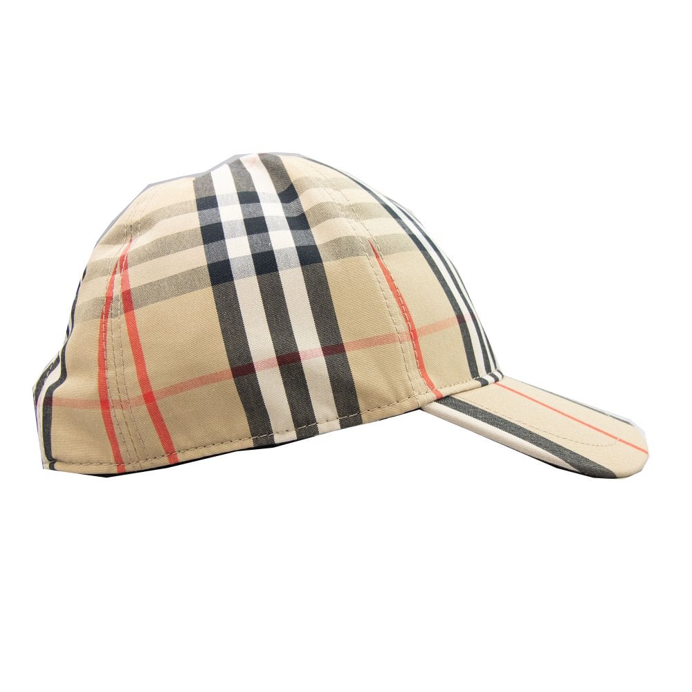 Luxury Checkered Style Regular Unisex Cap With Adjustable Buckle