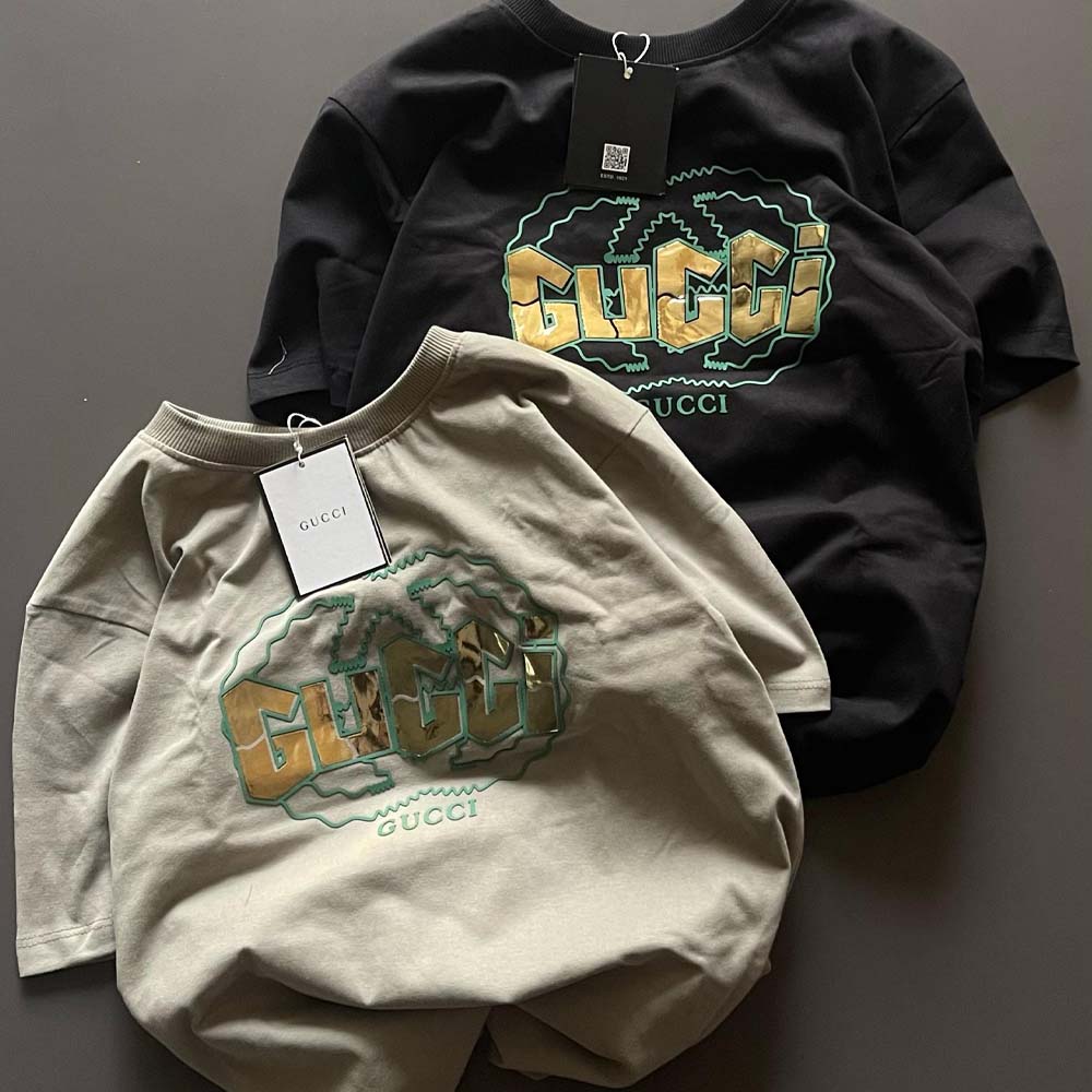 Luxury Printed Round Neck Tees