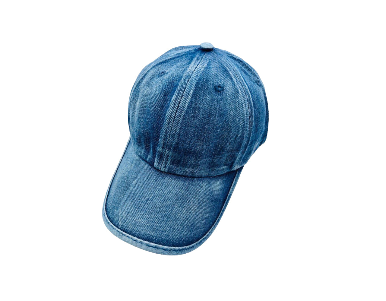 Plain Denim Sports Unisex Baseball Cap