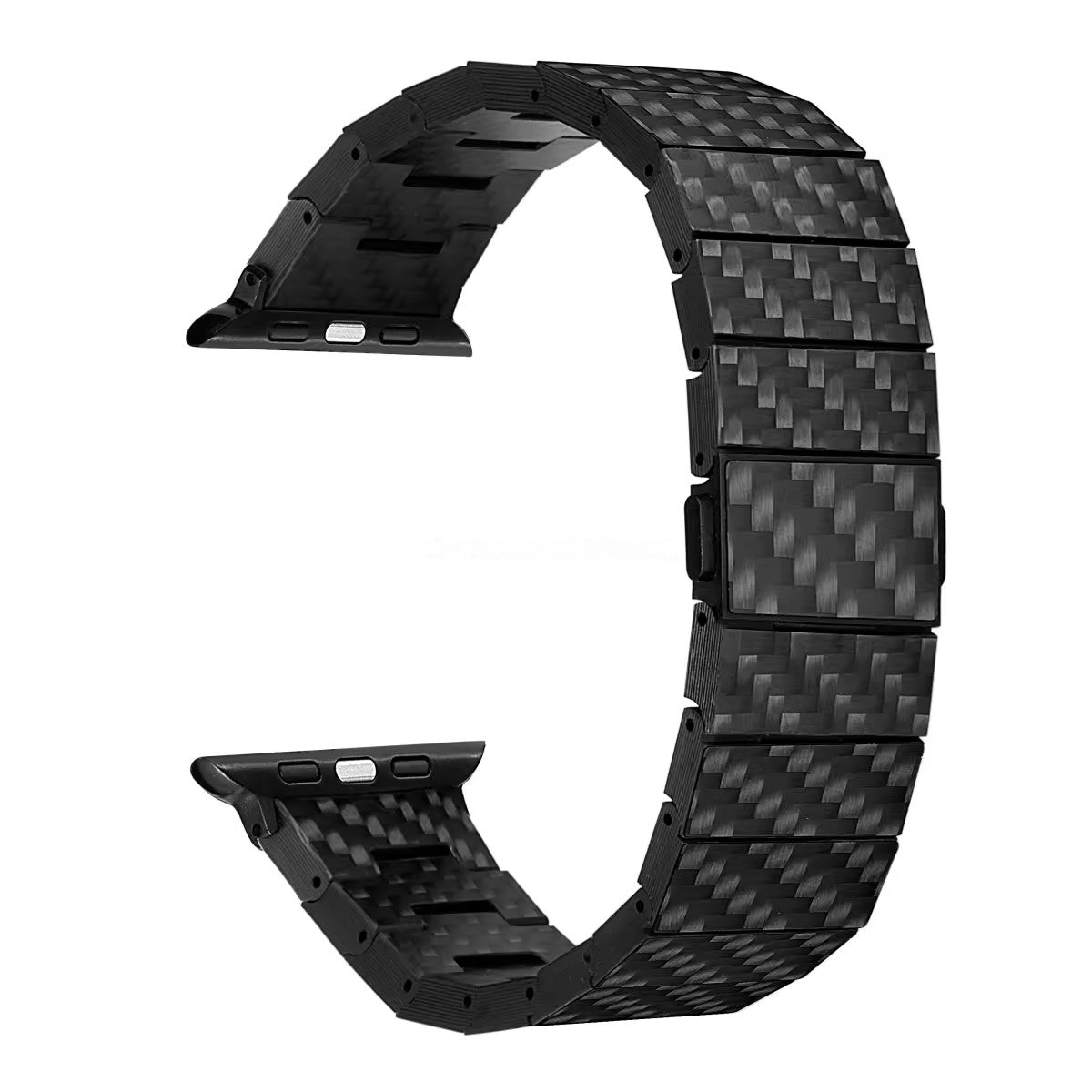 Luxury Sports Carbon Fiber Watch Strap Compatible With Apple iWatch