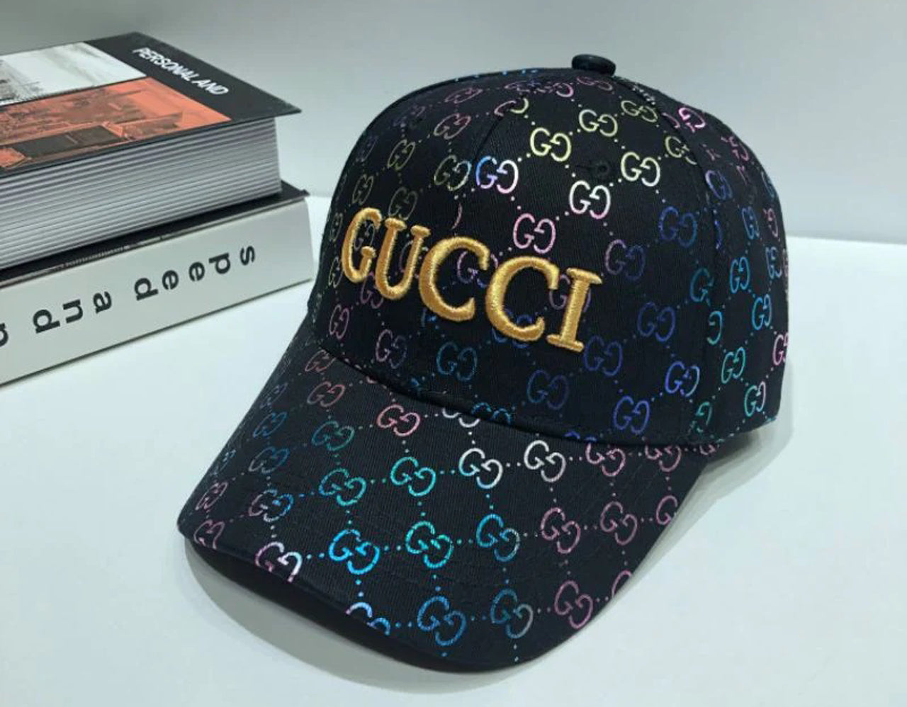 Luxury Elegant Embroidered Unisex Cap With Adjustable Buckle