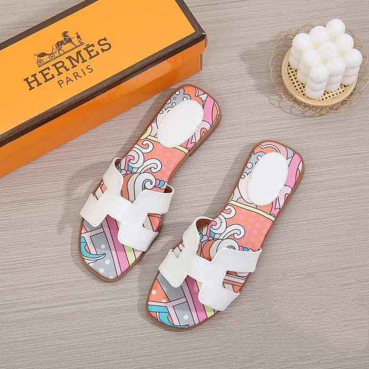 Premium Oran Sandal Canvas Faubourg Rainbow Flats