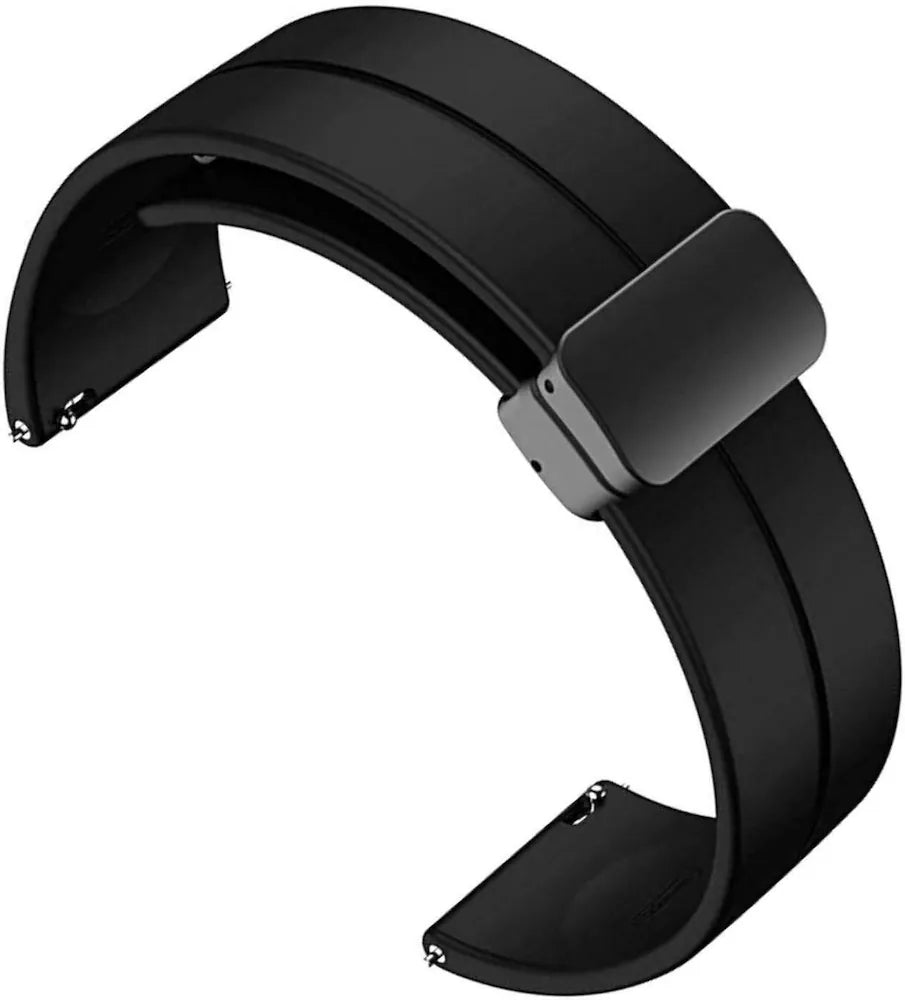 Premium Soft Silicone Watch Strap Compatible with Apple and Android Smartwatches
