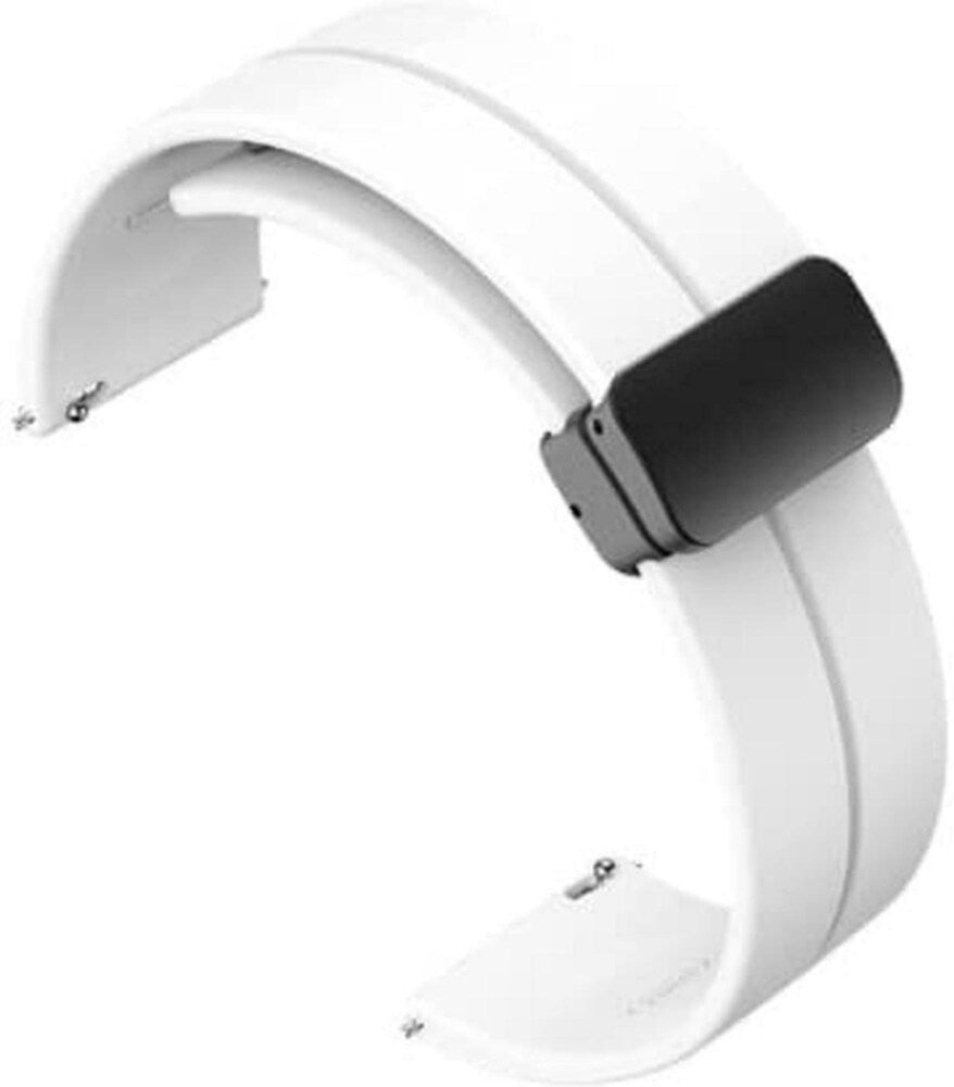 Premium Soft Silicone Watch Strap Compatible with Apple and Android Smartwatches