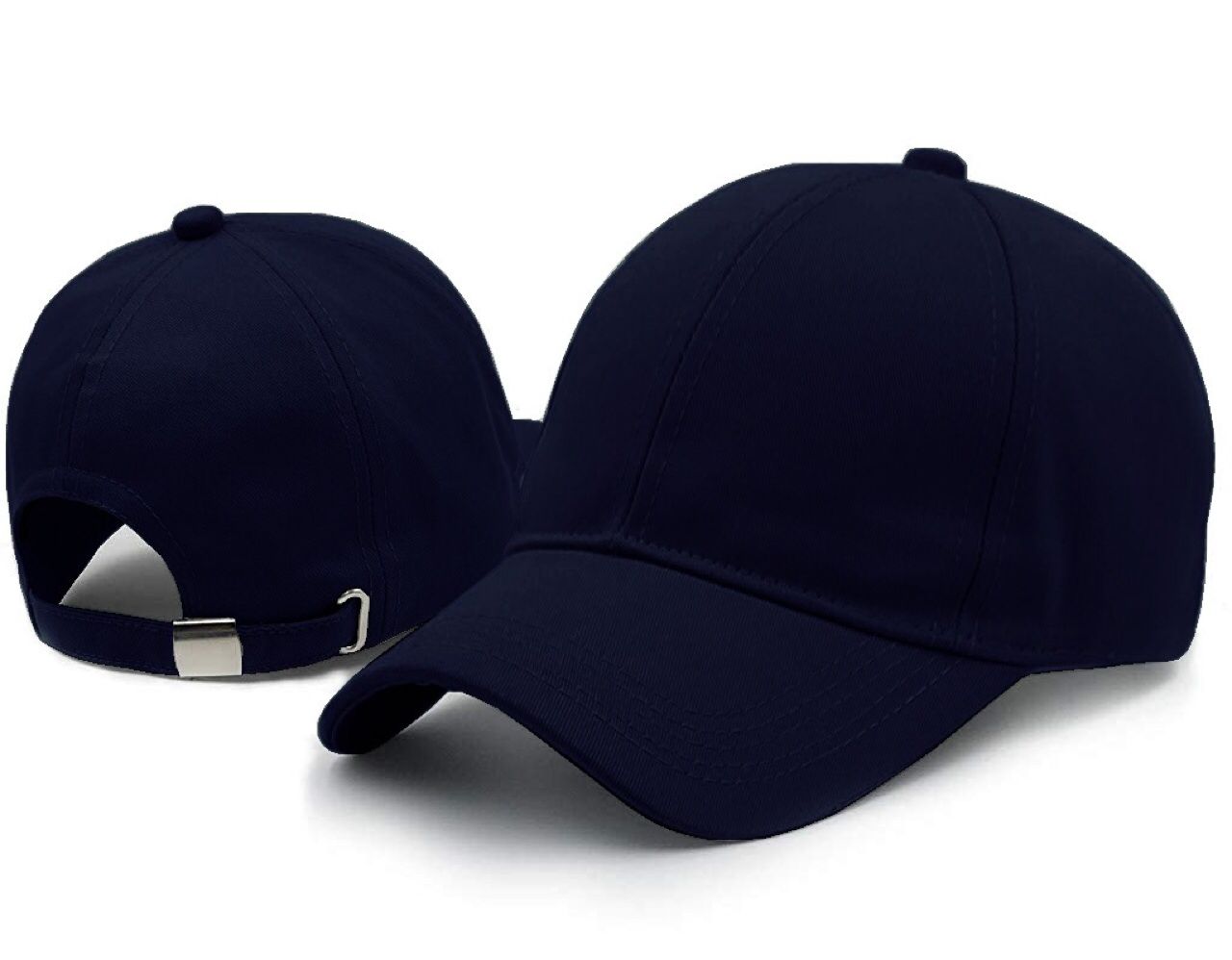 Regular Trendy Unisex Baseball Cap (Navy Blue)