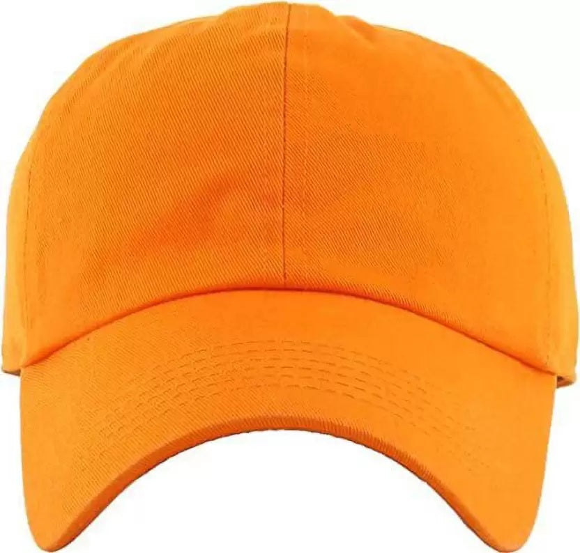 Regular Trendy Unisex Cap Baseball (Orange)