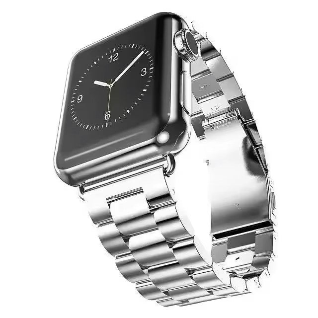 Premium Stainless Steel Chain Watch Strap Compatible With Apple Smartwatches