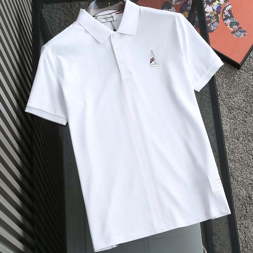LUXURY EMBROIDERED LOGO POLOS FOR MEN
