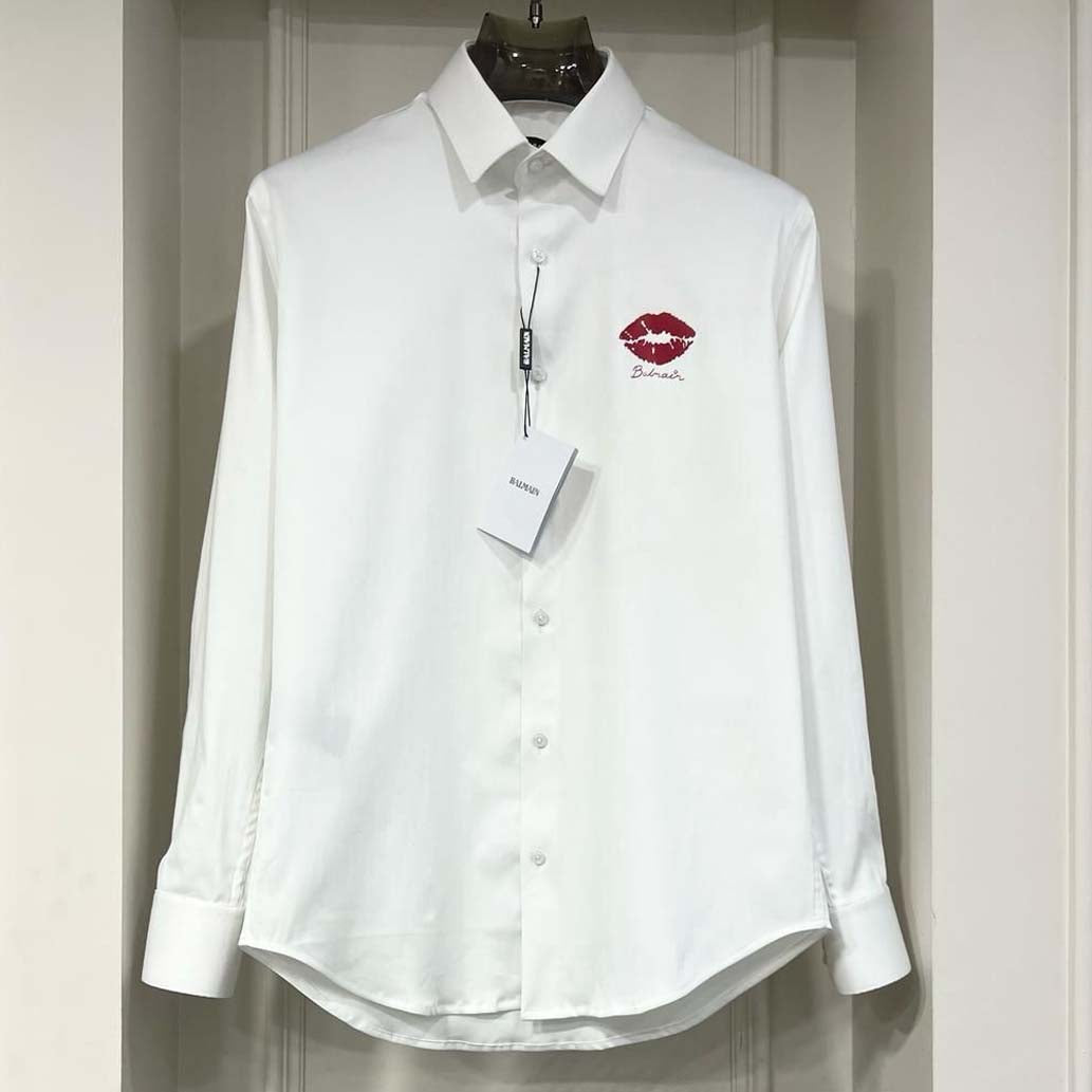 LATEST SHIRT WITH EMBOSSED LOGO