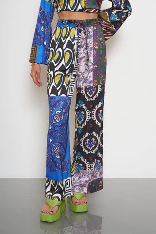 Women Printed Shirt & Pants Co-Ord Set