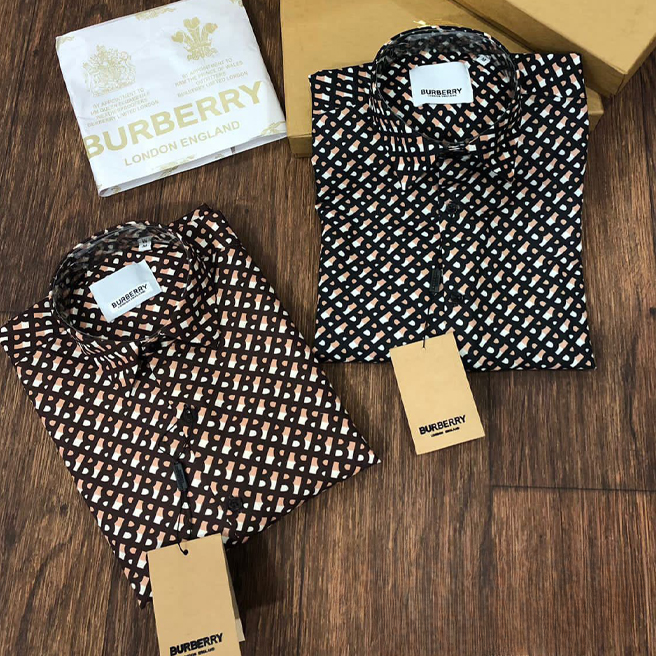 Printed High End Quality Luxury Full Sleeves Shirt for Men